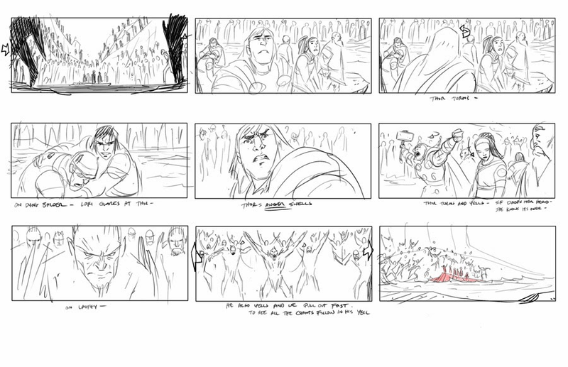 Illustration for article titled Thor concept art shows how cool the Dark Elves' realm could have looked